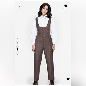 Disturbia Lamya Jumpsuit - Brown Suiting